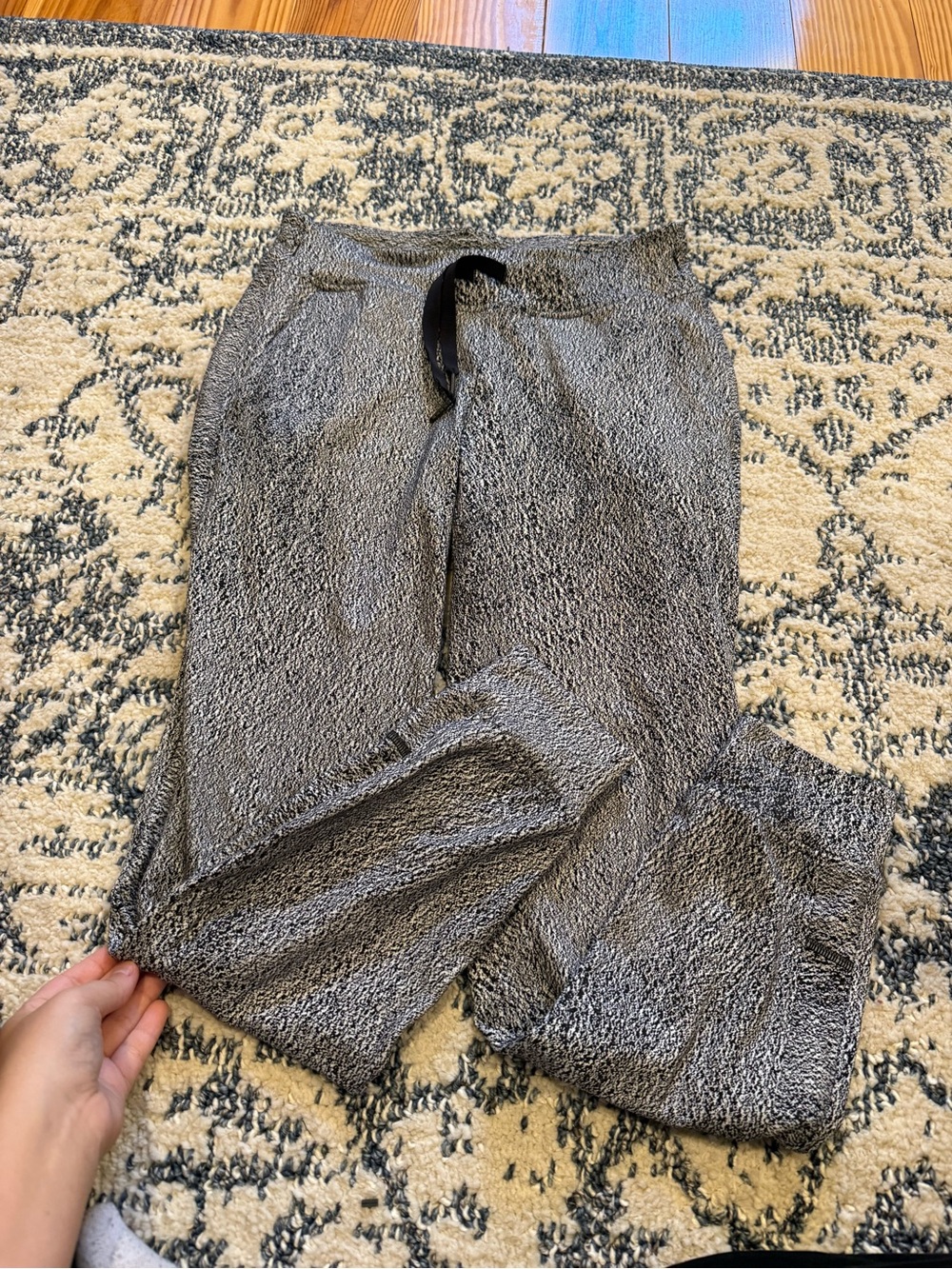 lululemon athletica Gray Textured Track Pants